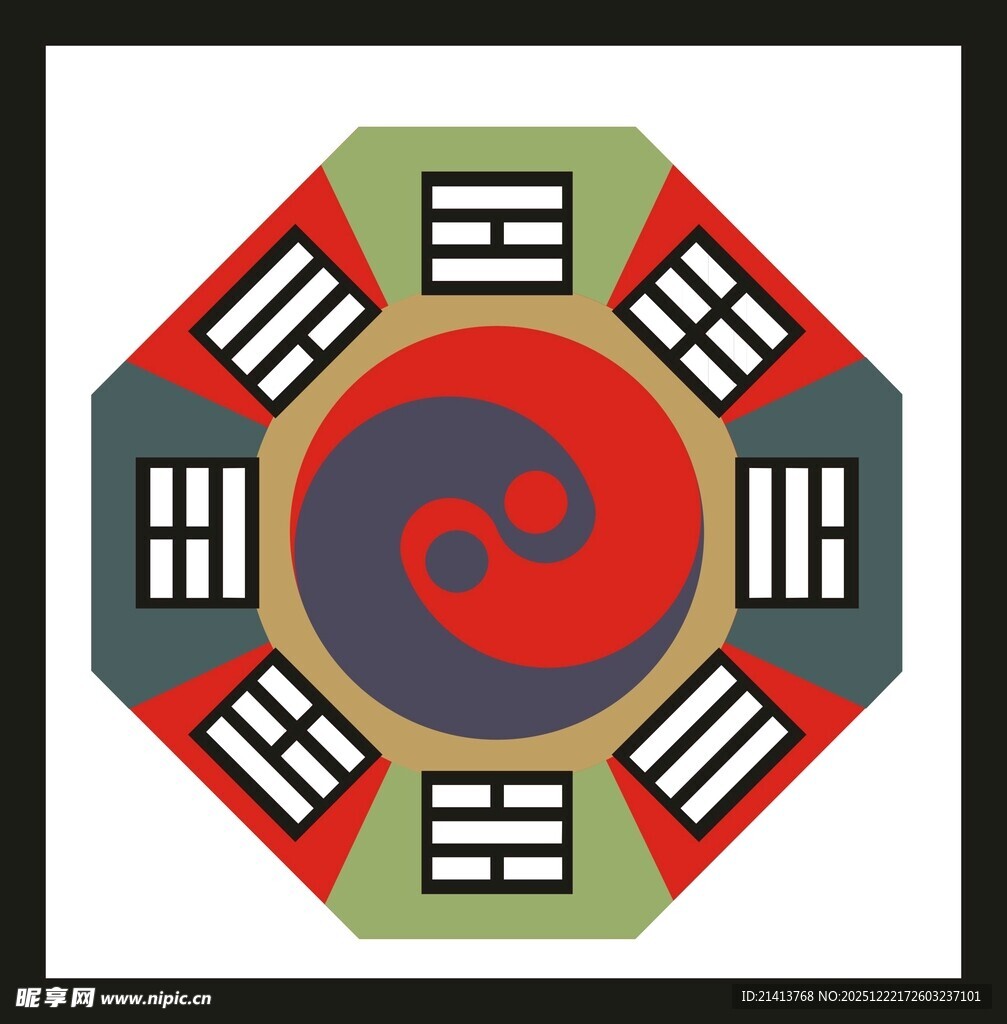 八卦图图案设计