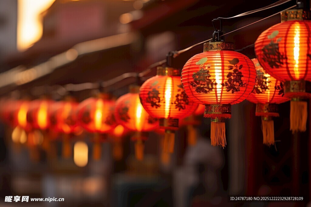古巷红灯笼