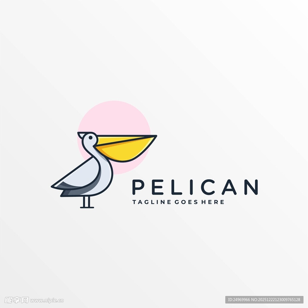 鹈鹕品牌标志设计