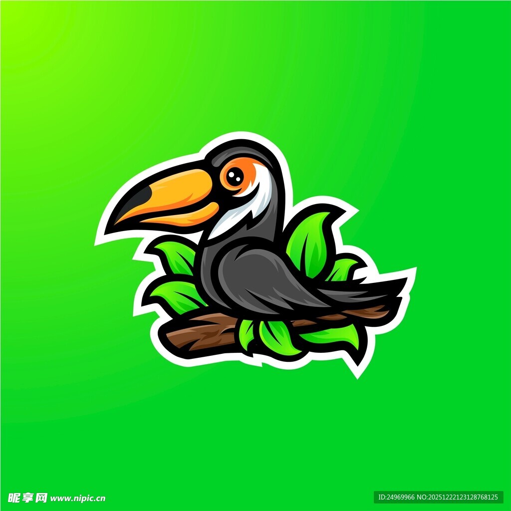 巨嘴鸟卡通形象