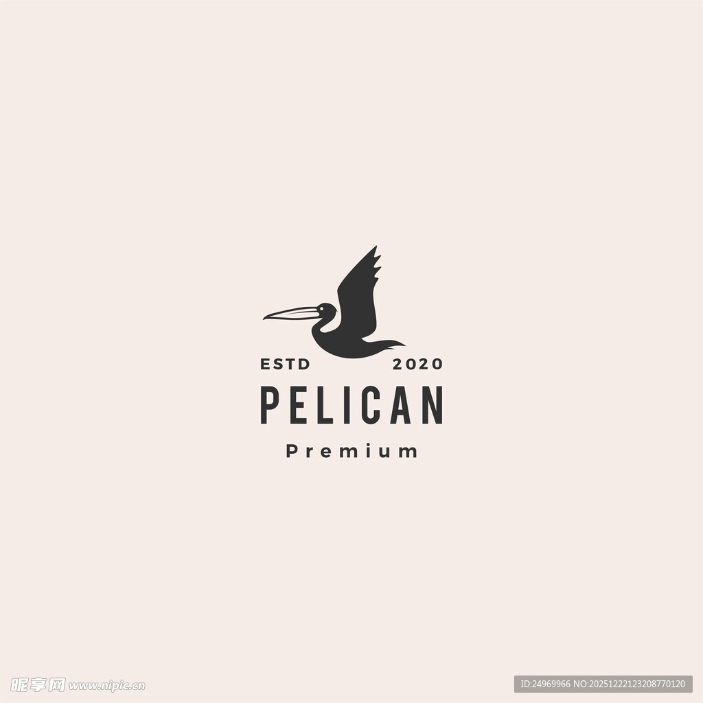 鹈鹕品牌标志设计