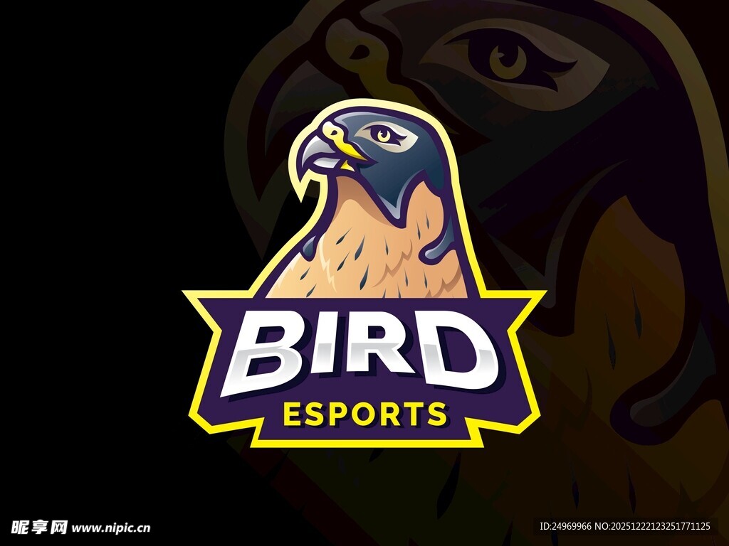 鸟类运动标志设计