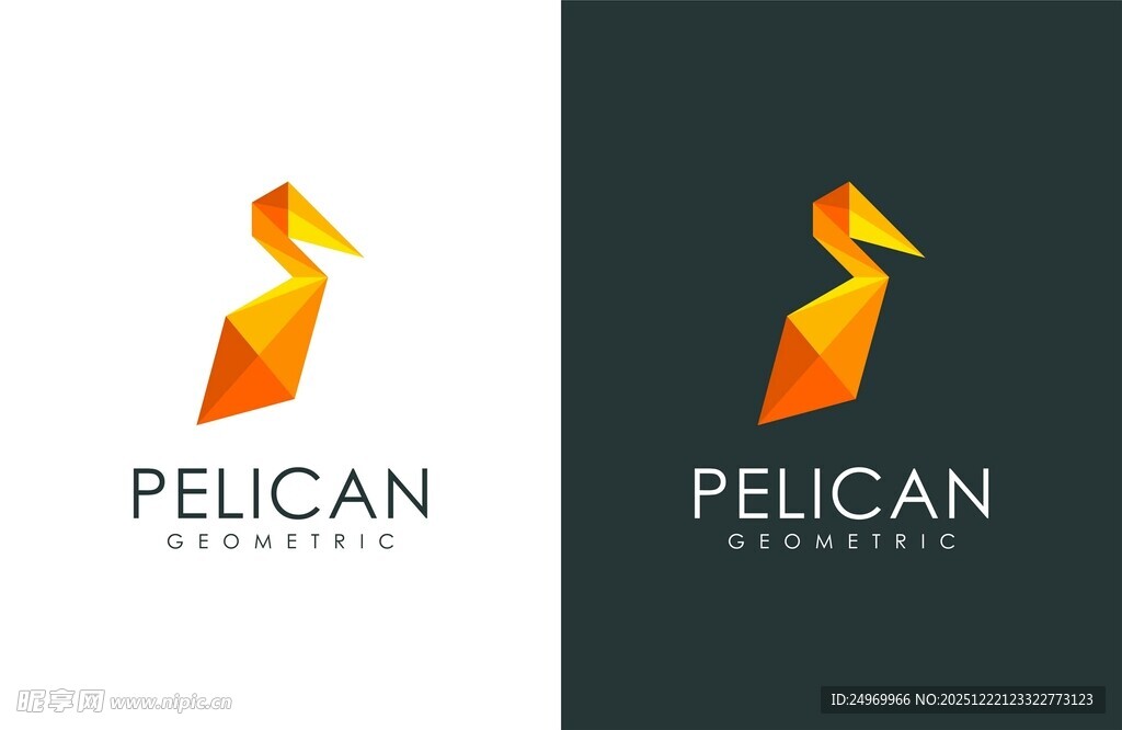 鹈鹕品牌标志设计