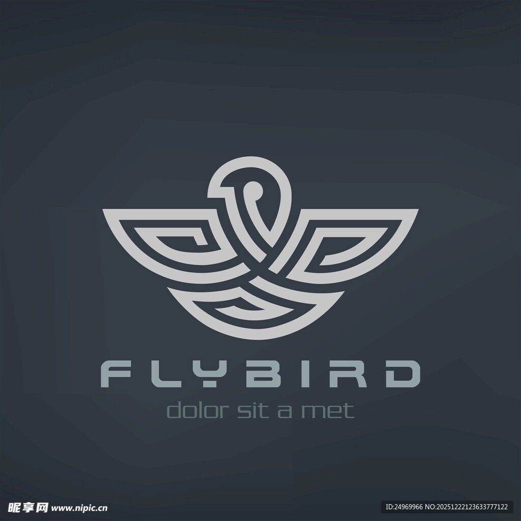 飞鸟标志设计