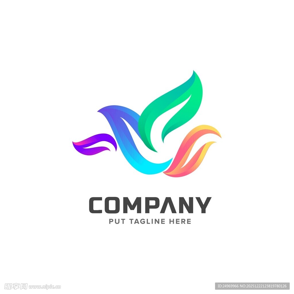多彩飞鸟公司标志