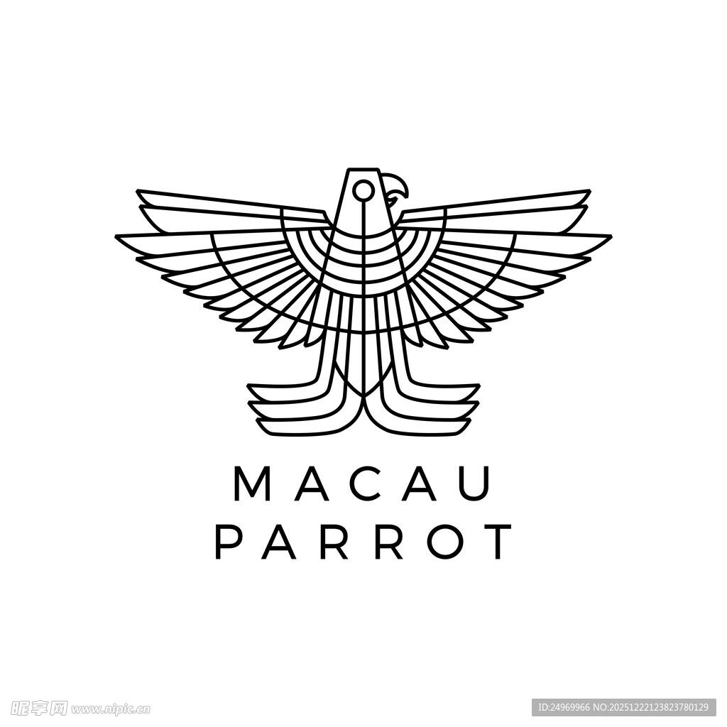 澳门鹦鹉标志设计