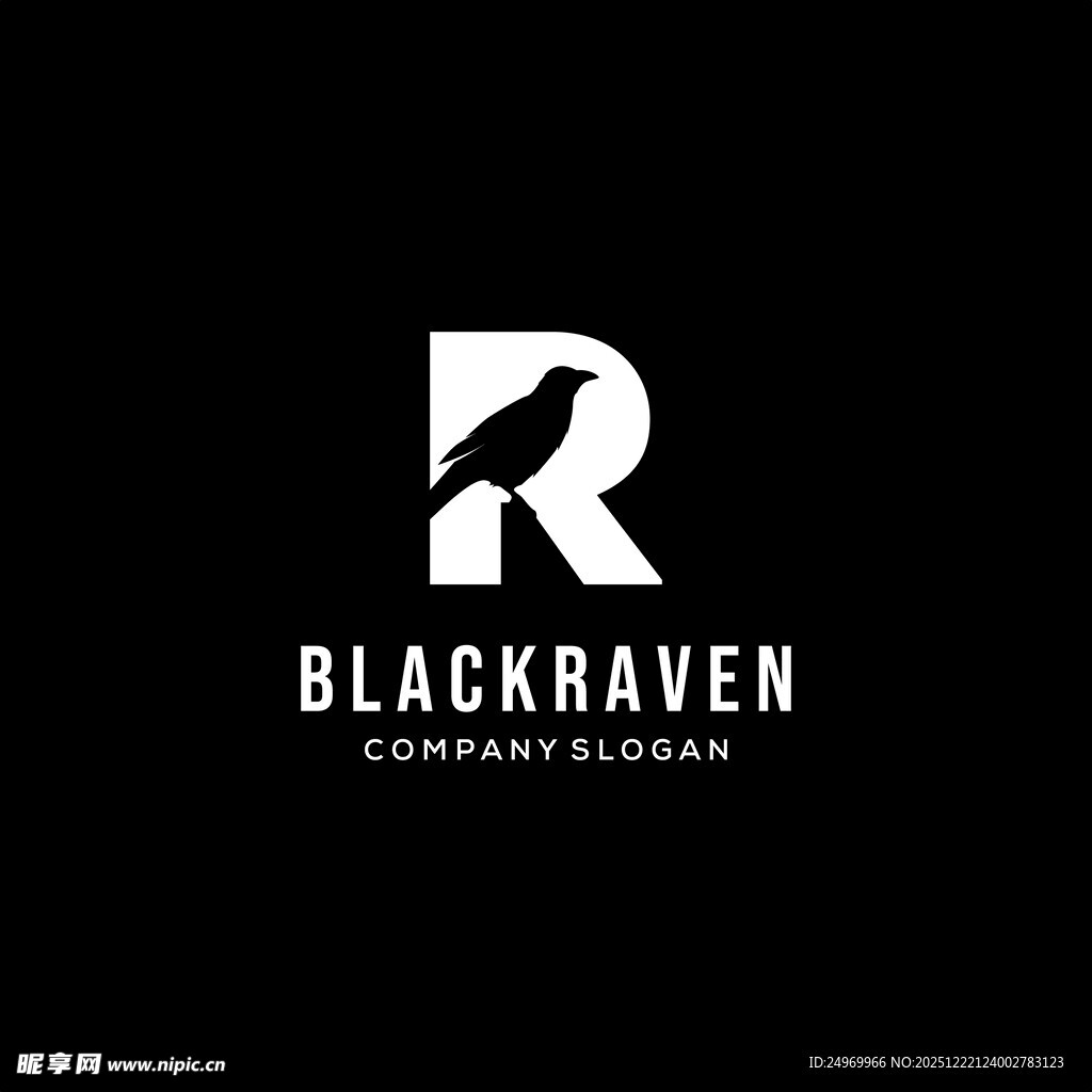 黑鸦科技公司标志