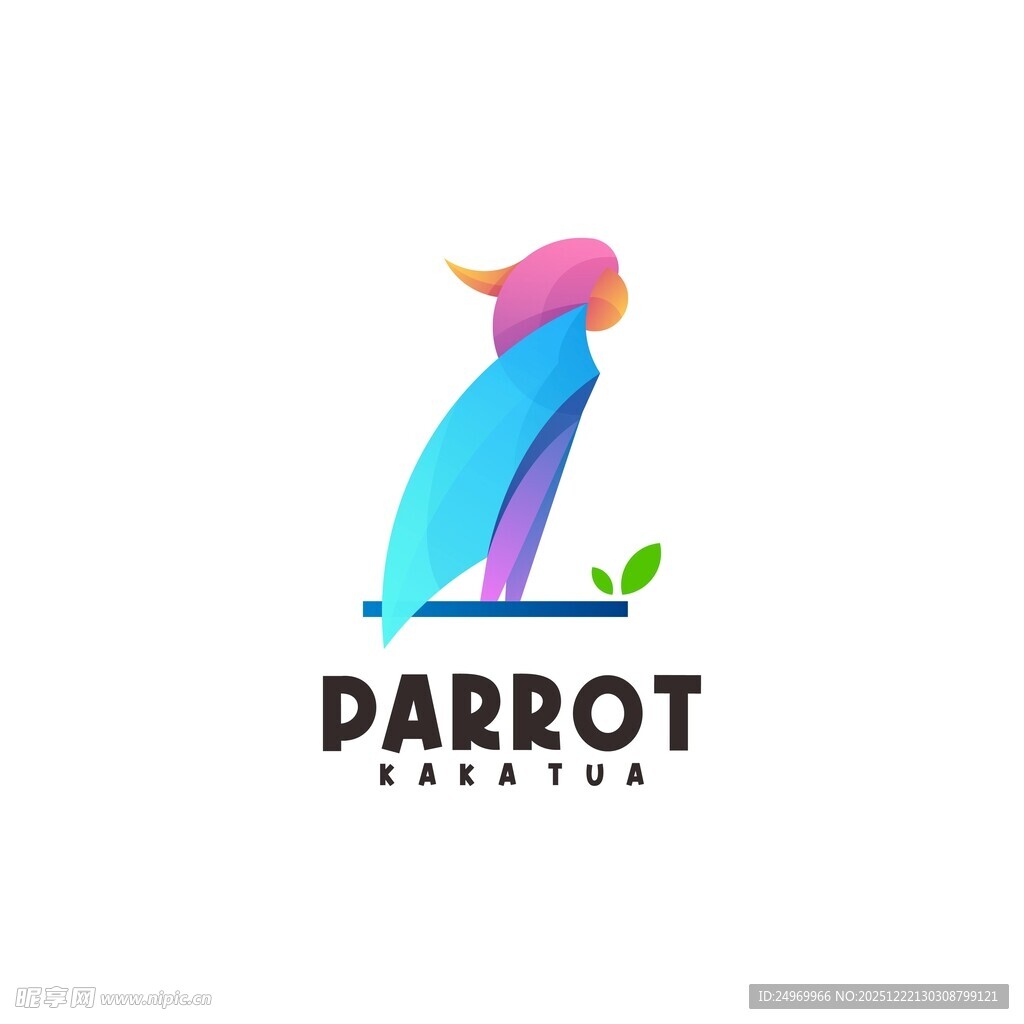 鹦鹉品牌标志设计