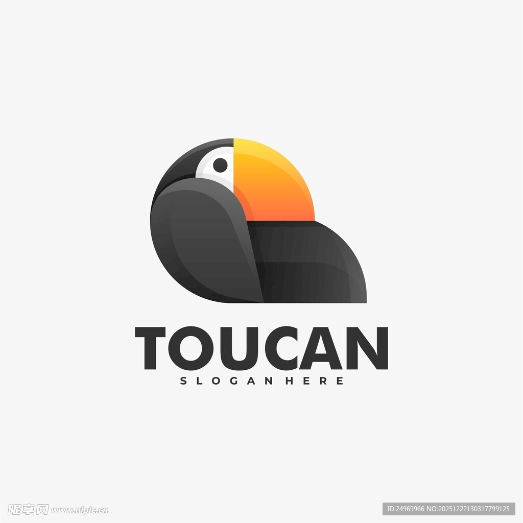 巨嘴鸟标志设计