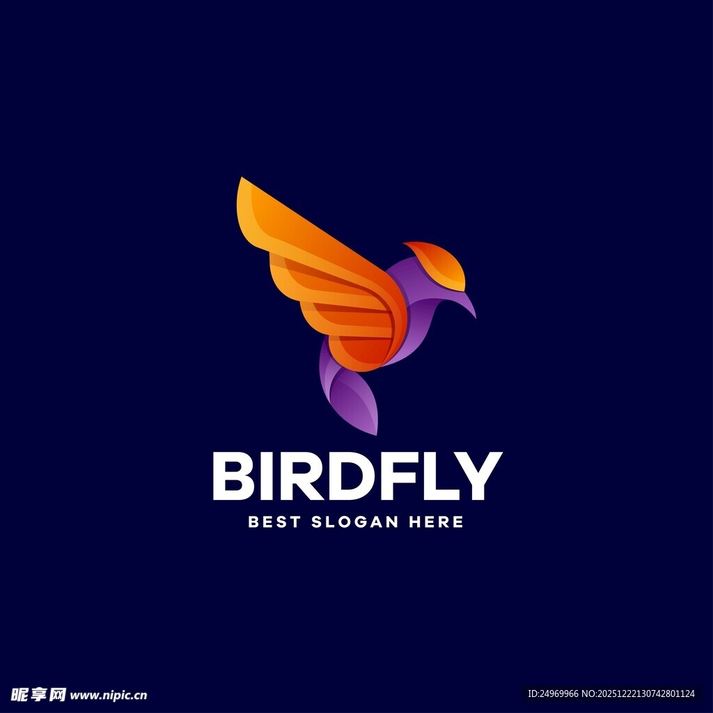 飞鸟标志设计