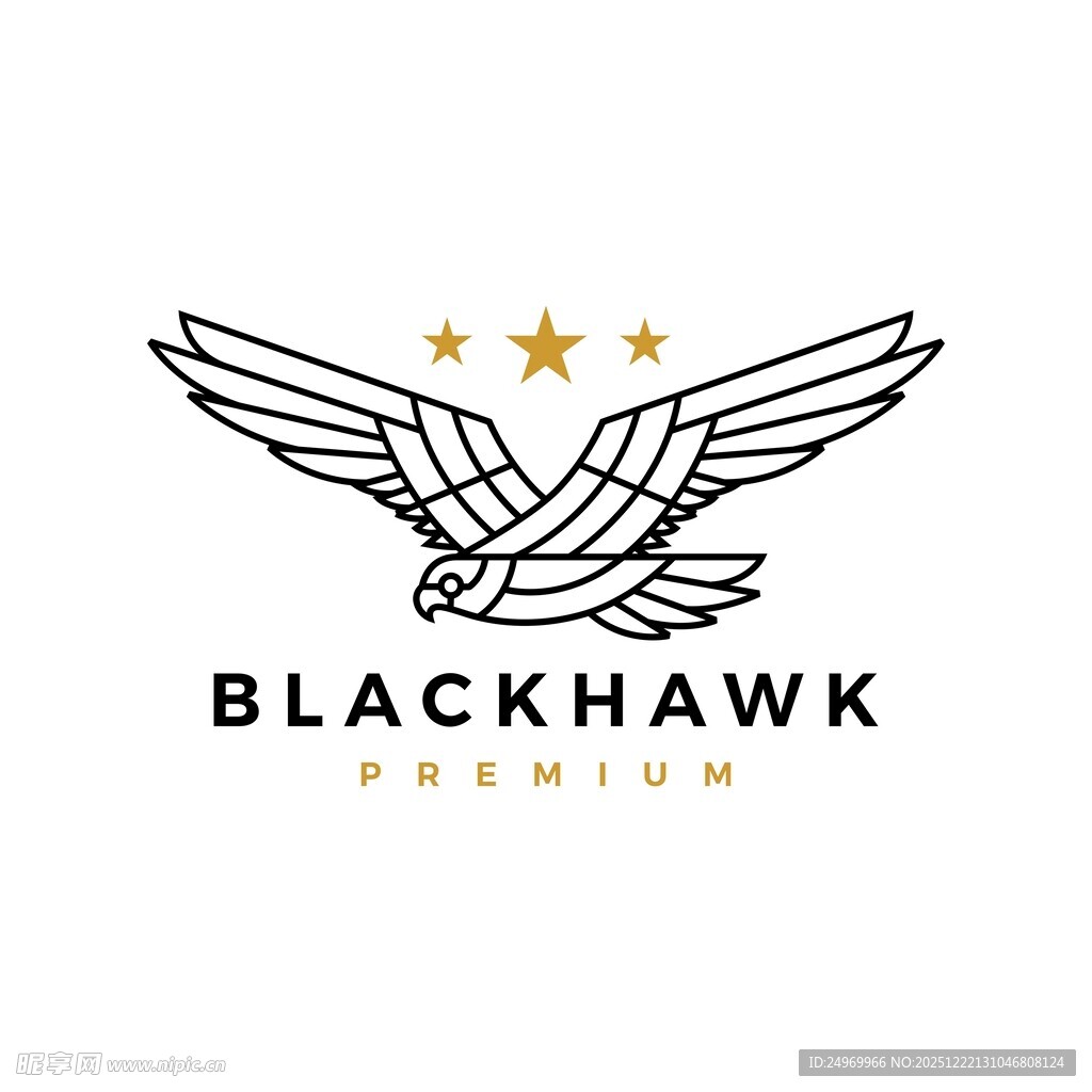 黑鹰优质标志设计