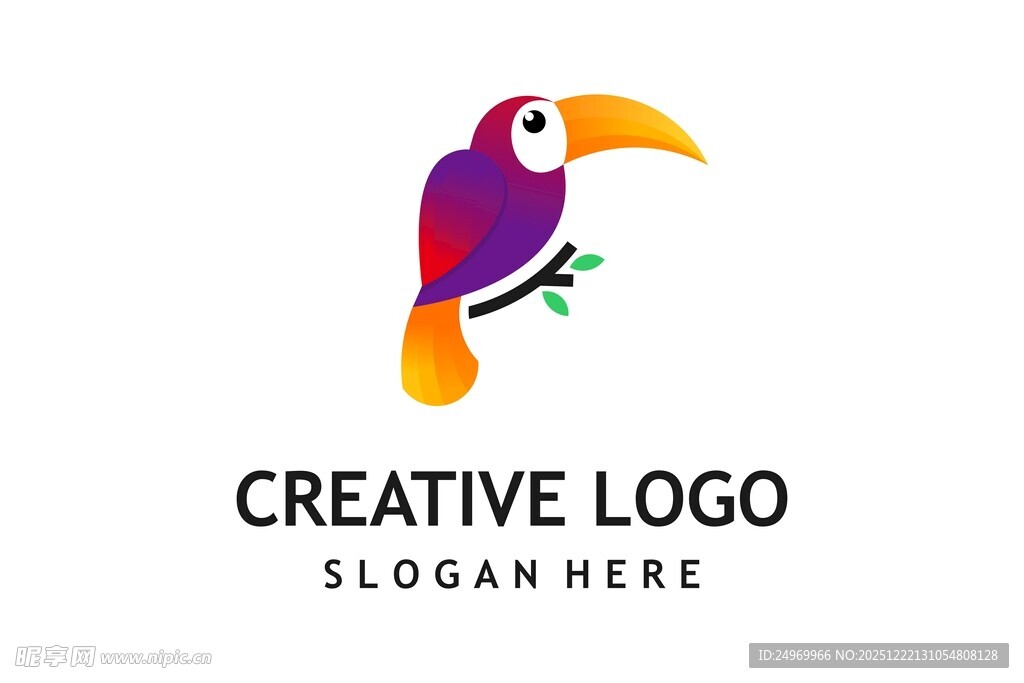 巨嘴鸟创意标志设计