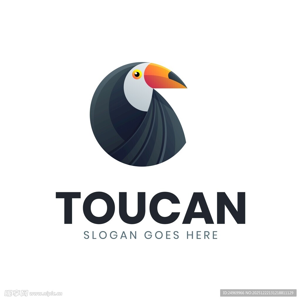 巨嘴鸟标志设计