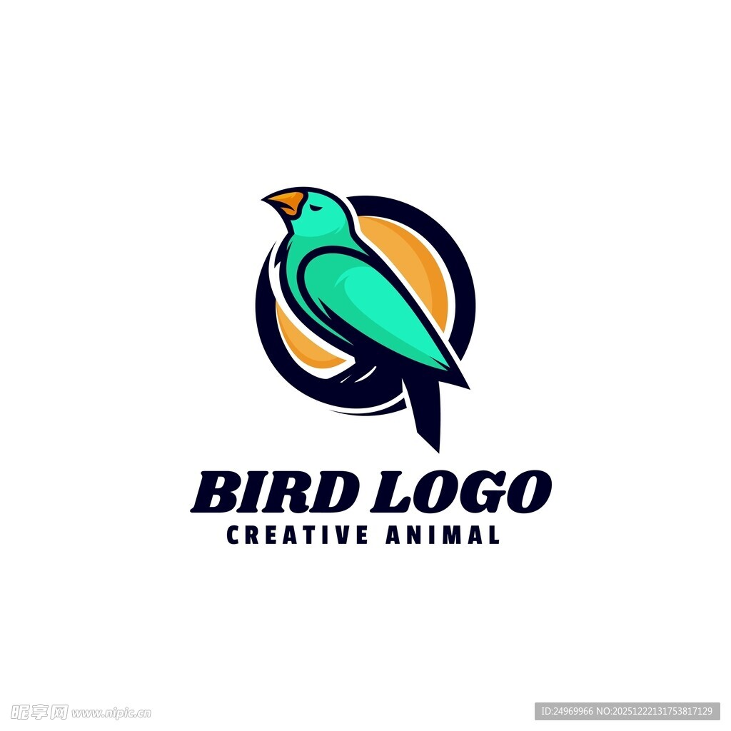 鸟形标志设计