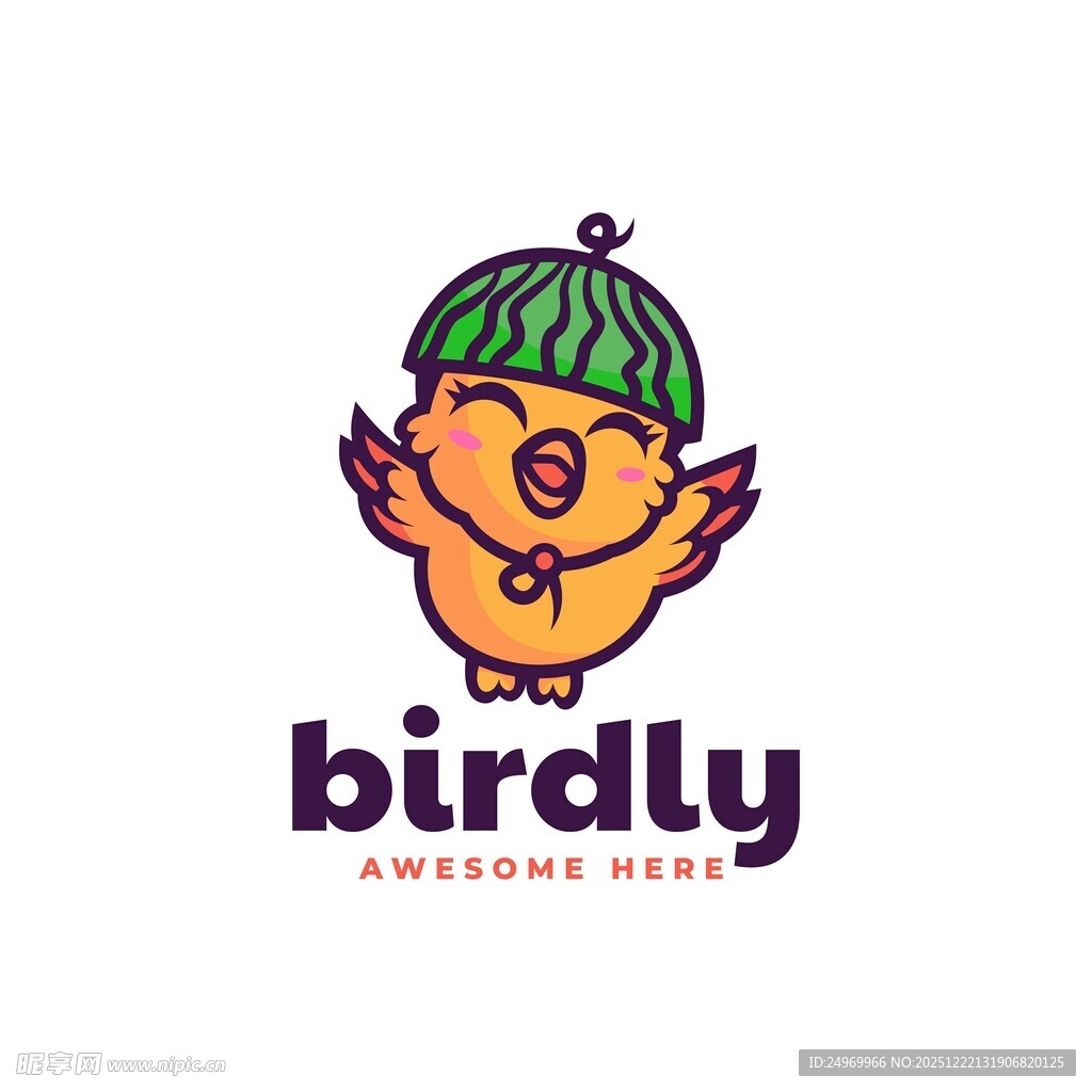 可爱小鸟Birdly品牌标志