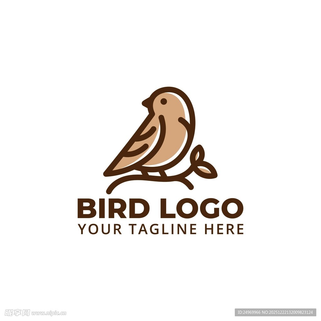 小鸟标志设计