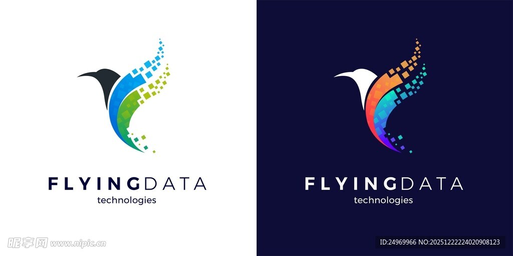 飞翔的GAIA标志设计