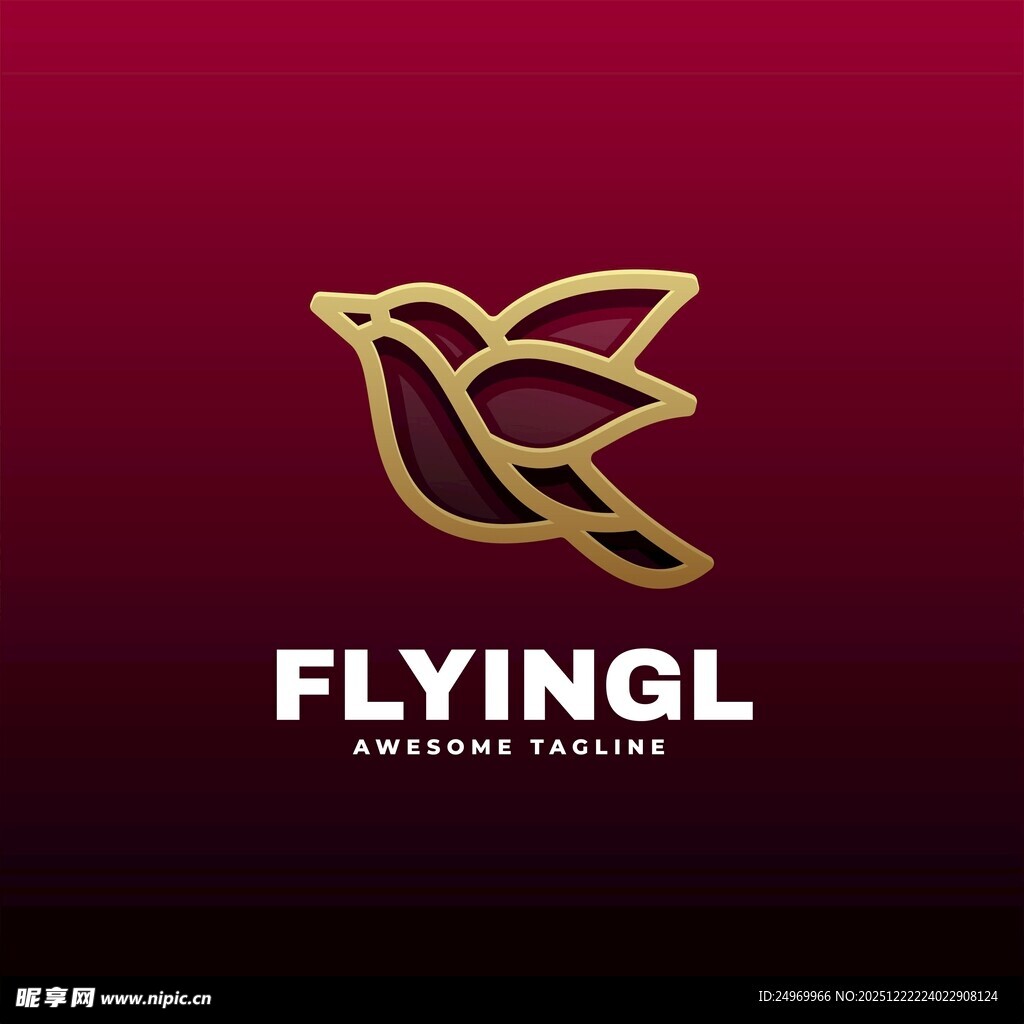 飞翔标志设计