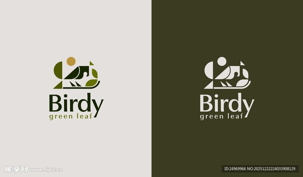 小鸟主题标志设计