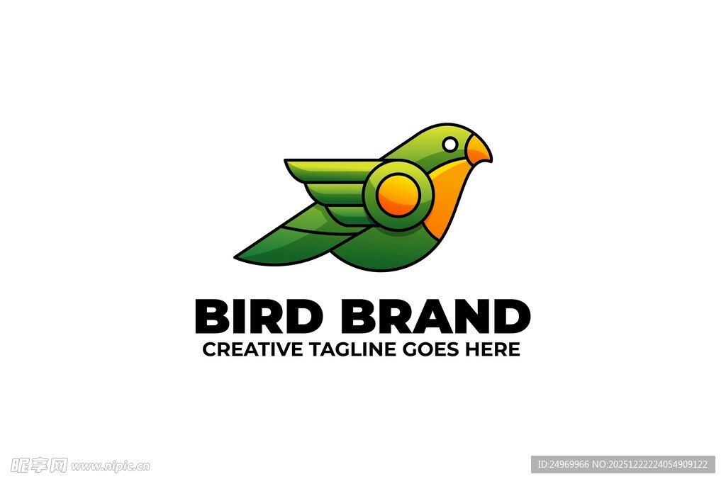 鹦鹉品牌标志设计