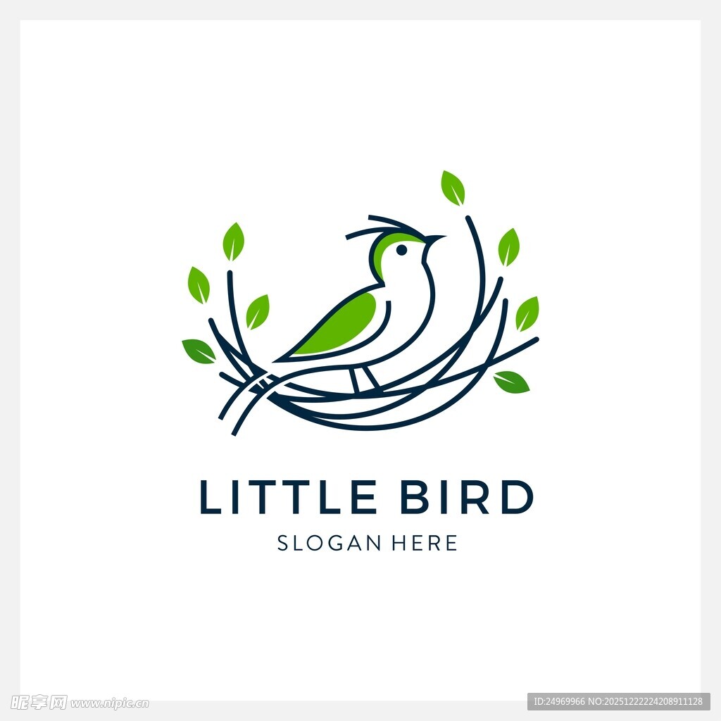 小鸟标志设计
