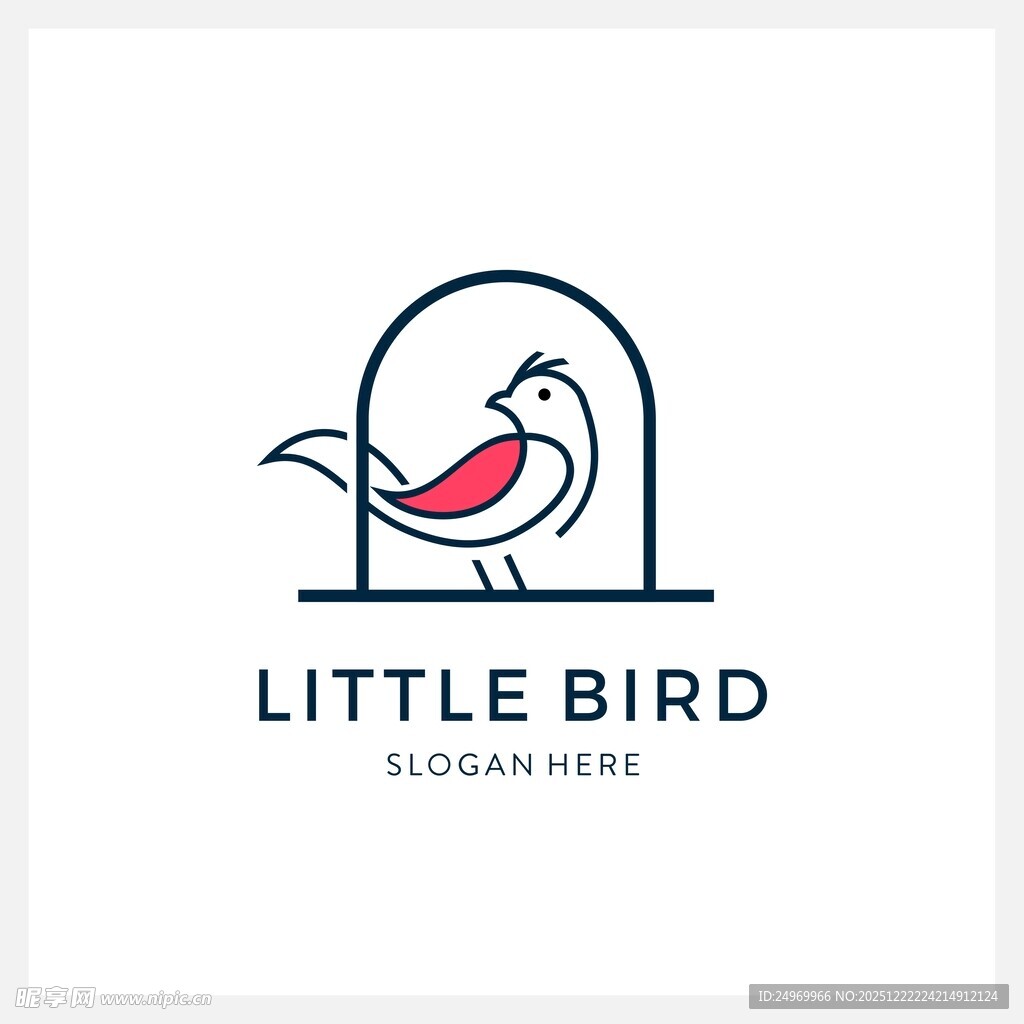 小鸟标志设计