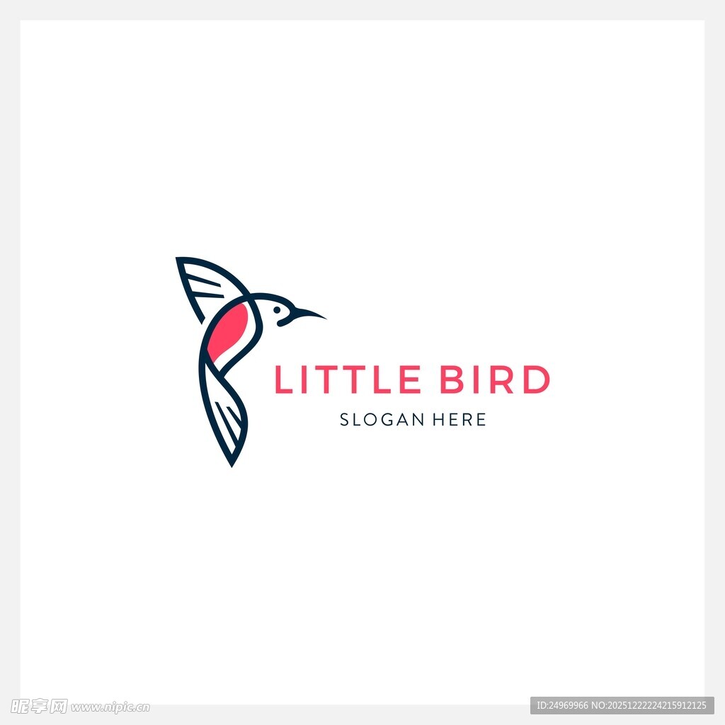 小鸟标志设计