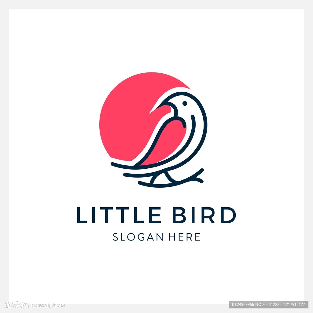 小鸟标志设计