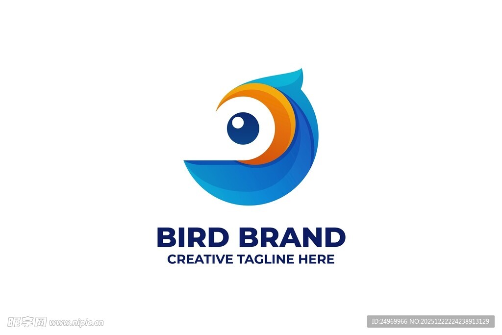 鸟品牌创意标志设计