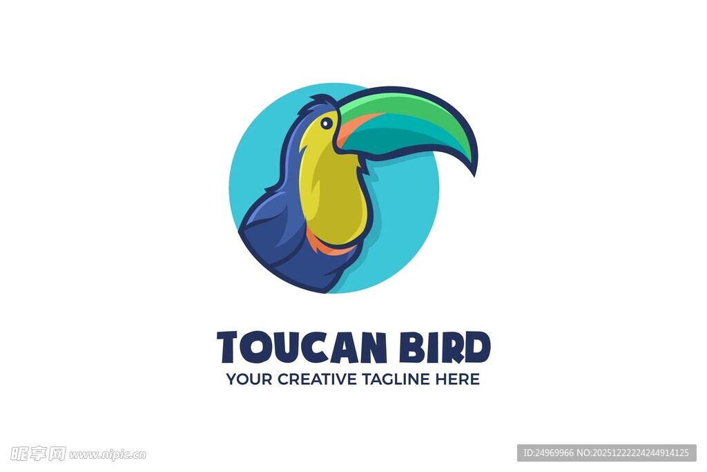 巨嘴鸟标志设计