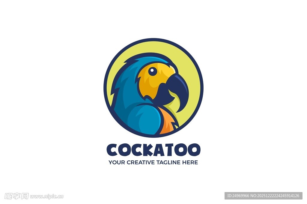 鹦鹉标志设计