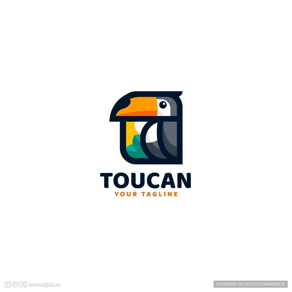 巨嘴鸟标志设计