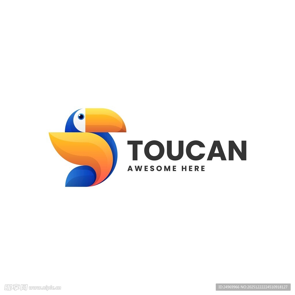 巨嘴鸟创意标志设计