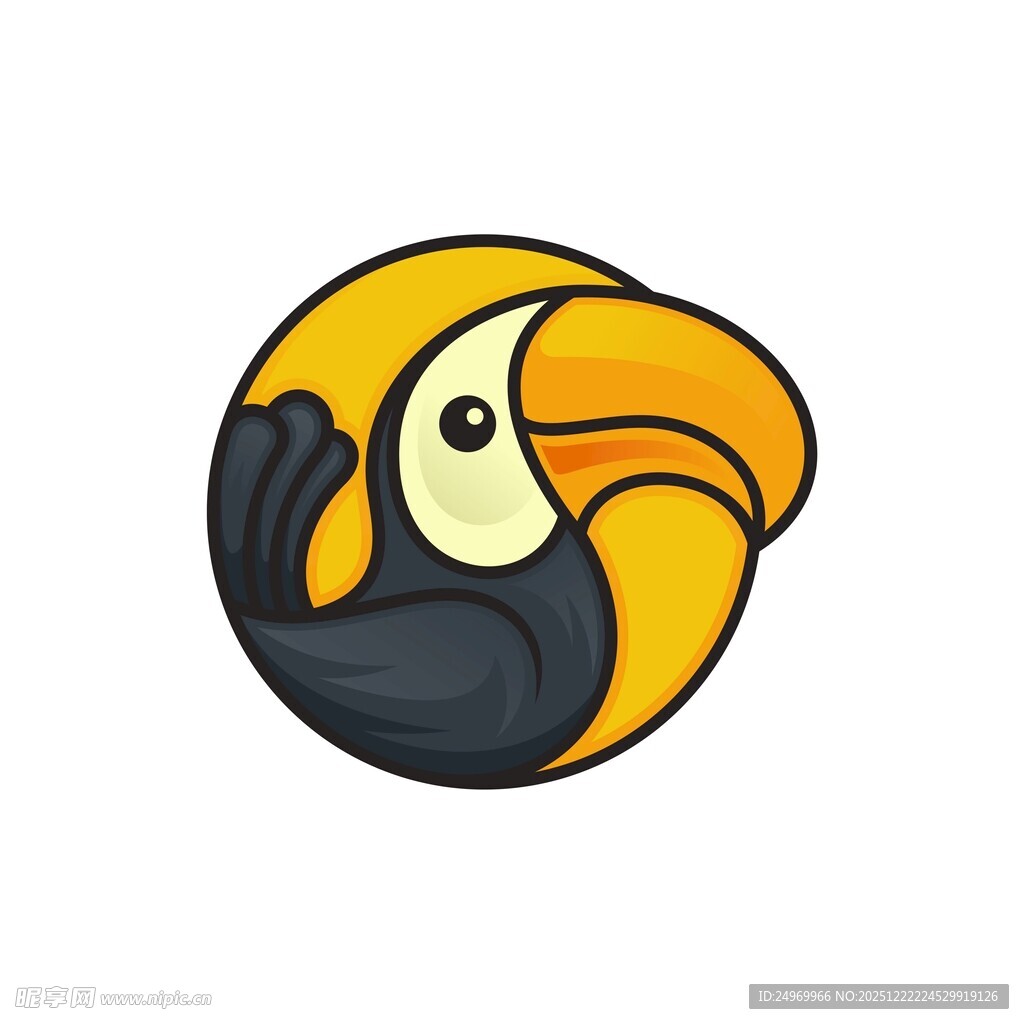 巨嘴鸟卡通形象设计