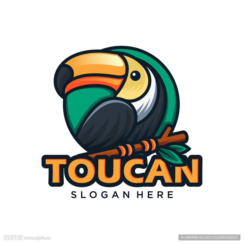 巨嘴鸟标志设计