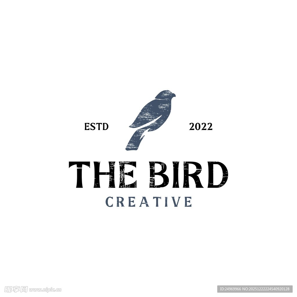 鸟创意标志设计
