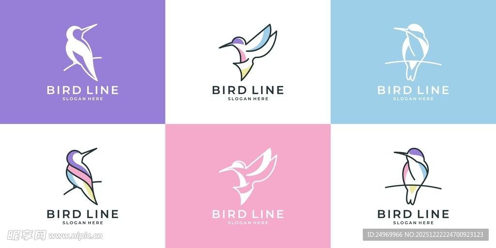 简约动物主题标识设计