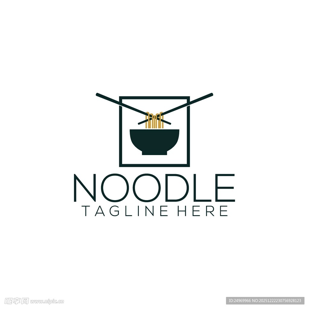 面条标志设计