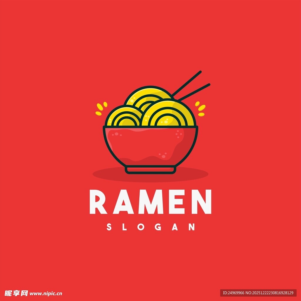 拉面店标志设计