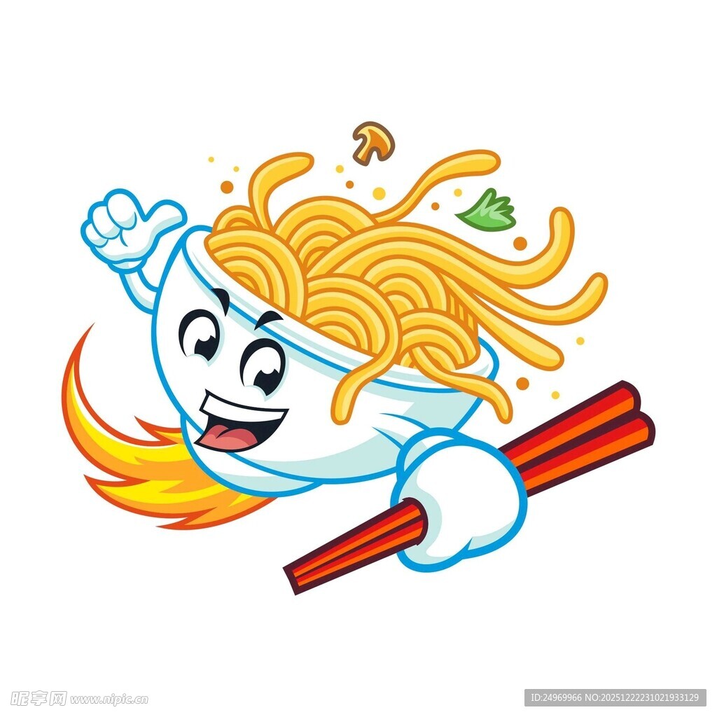 欢乐面条卡通形象