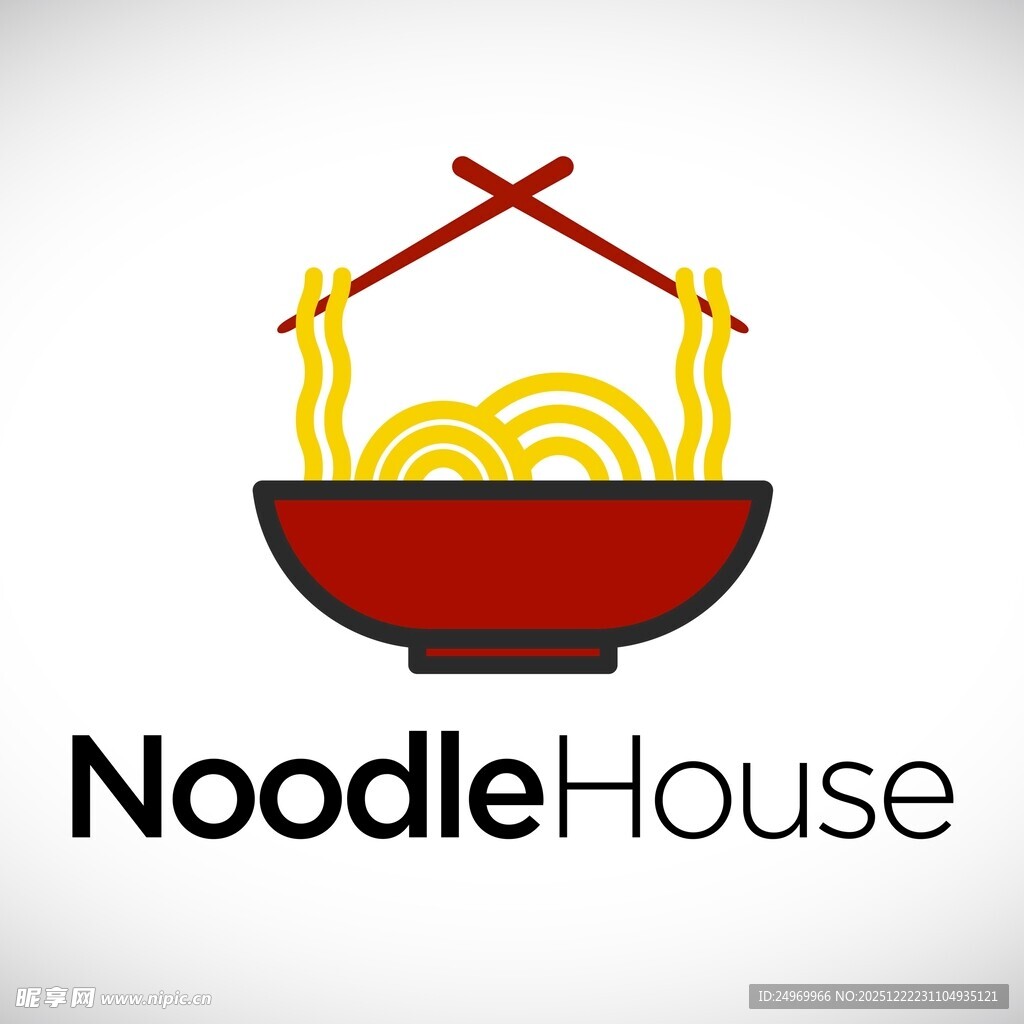 面条屋标志设计