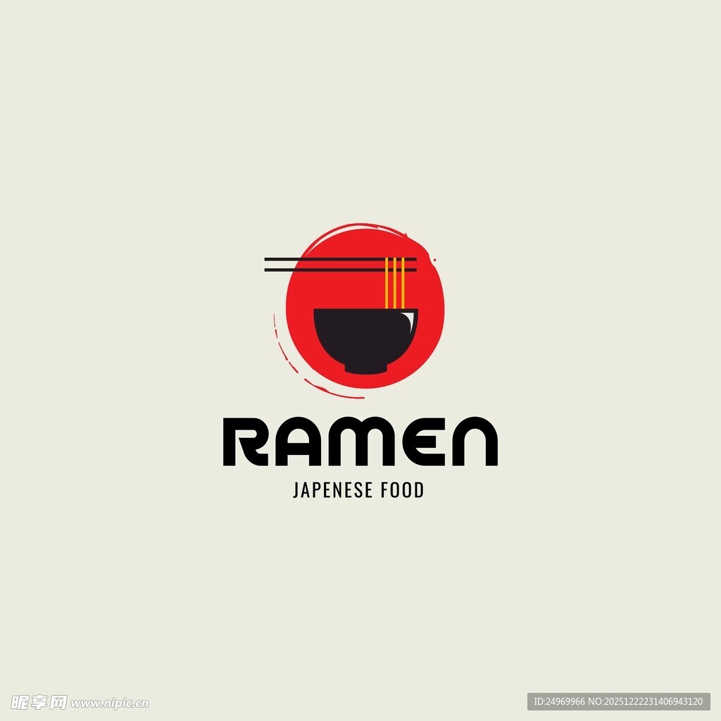 拉面餐厅标志设计