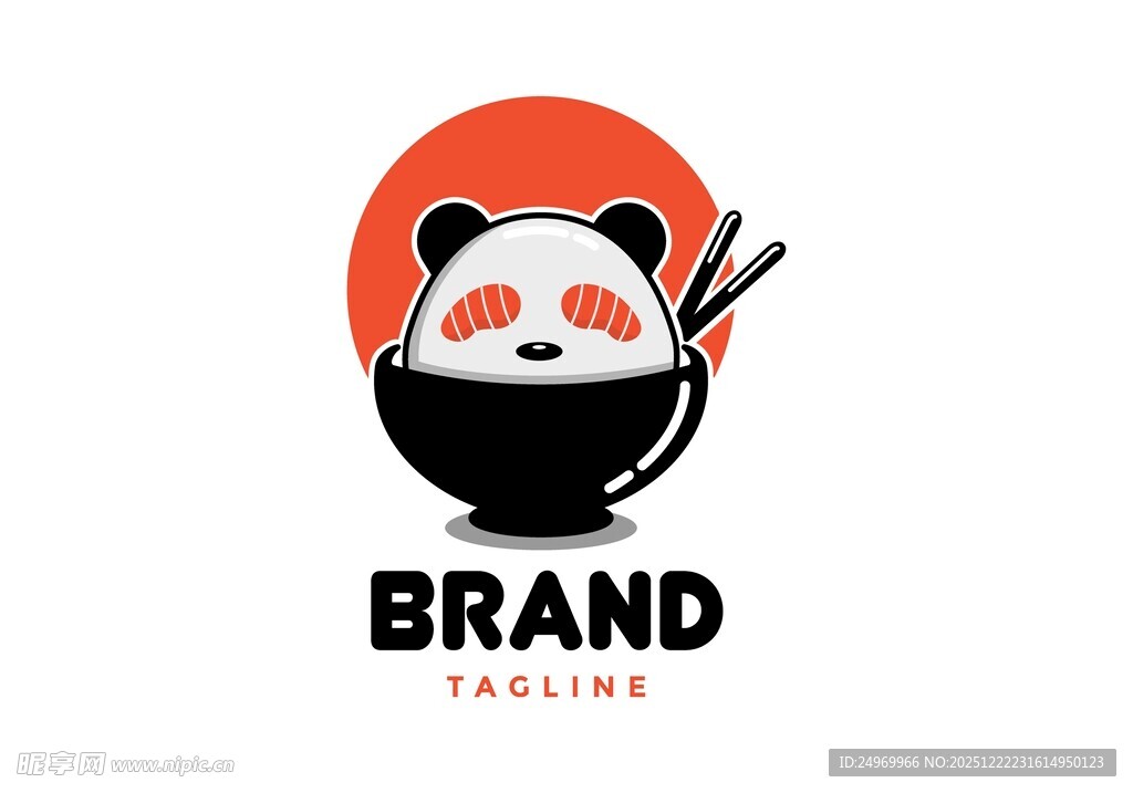 熊猫品牌标志设计