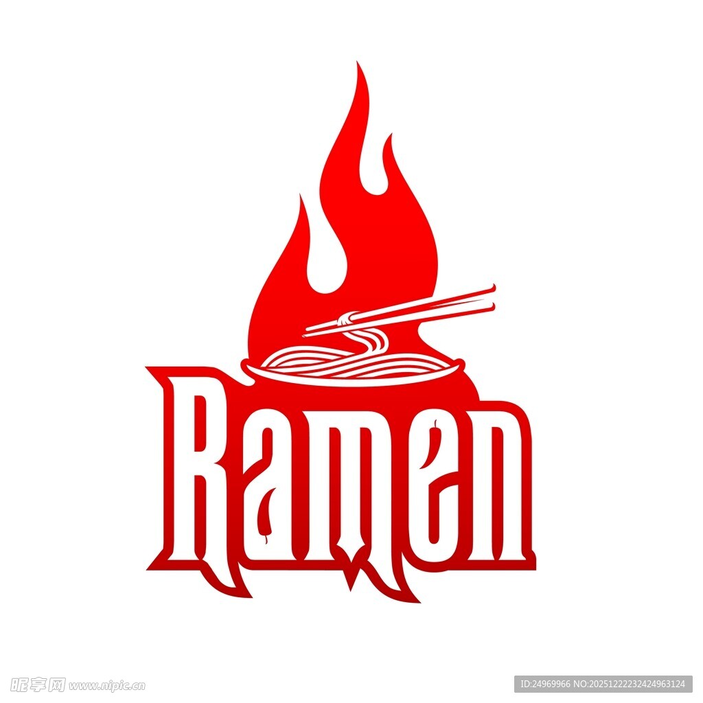火焰拉面标志