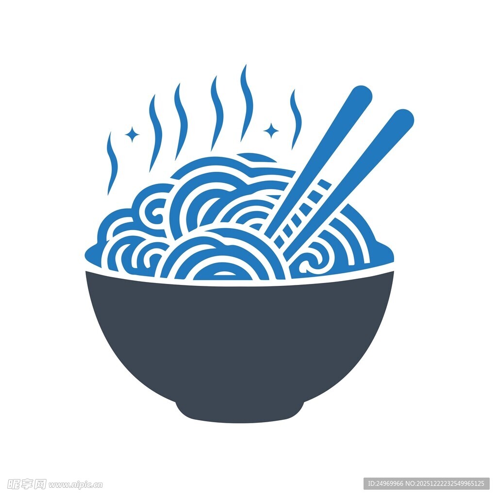 热气腾腾的一碗面条