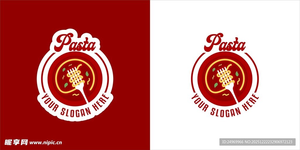 复古风格冰淇淋品牌标志