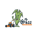 卡通形象与割草机