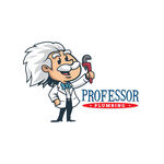 白发教授卡通形象