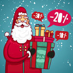 圣诞老人送优惠礼物