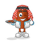 阿拉伯花生形象端食物